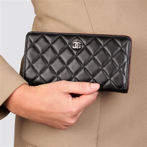 classic long flap wallet chanel uk